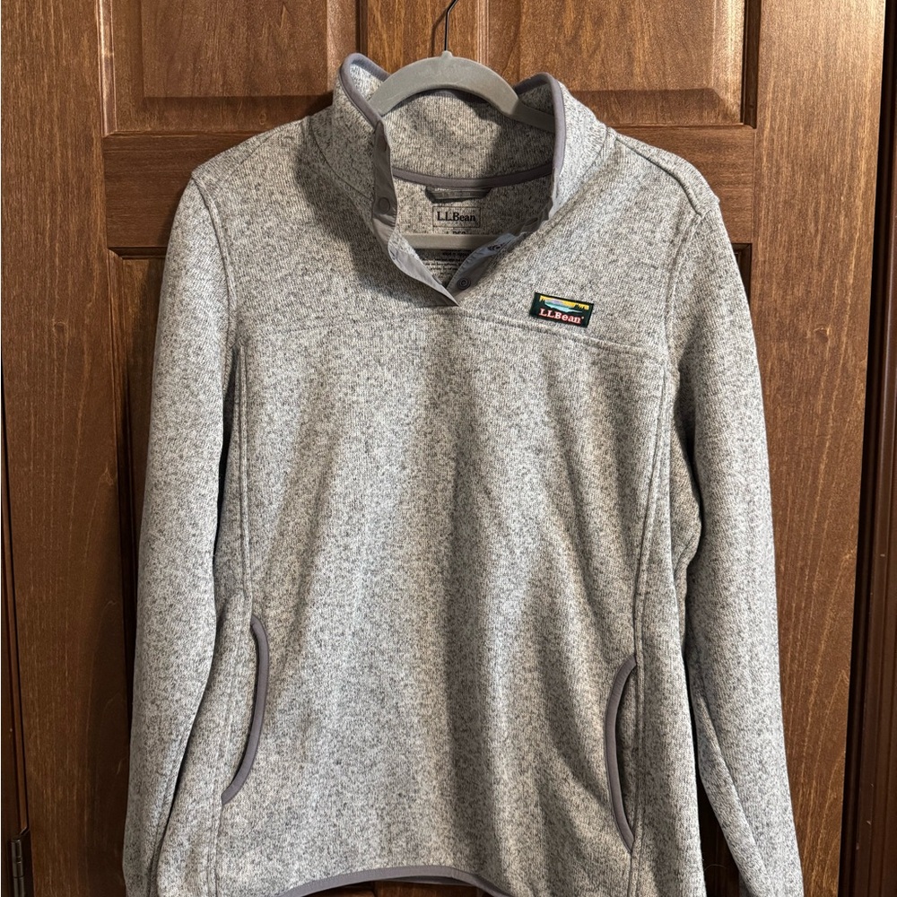 Women’s L.L. Bean Heather Grey Pullover